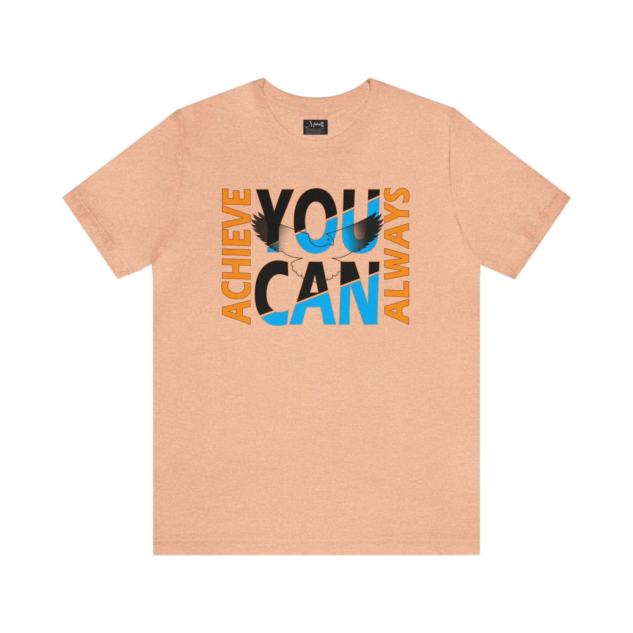 Achieve you can Always Gym Boxing T-shirt | Prints Gift ideas Friends | Tight-fitting Colorful tees Exercise shirt