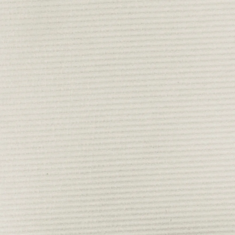 Air Ivory Striped Texture Stretch Polyester Double Knit Fabric