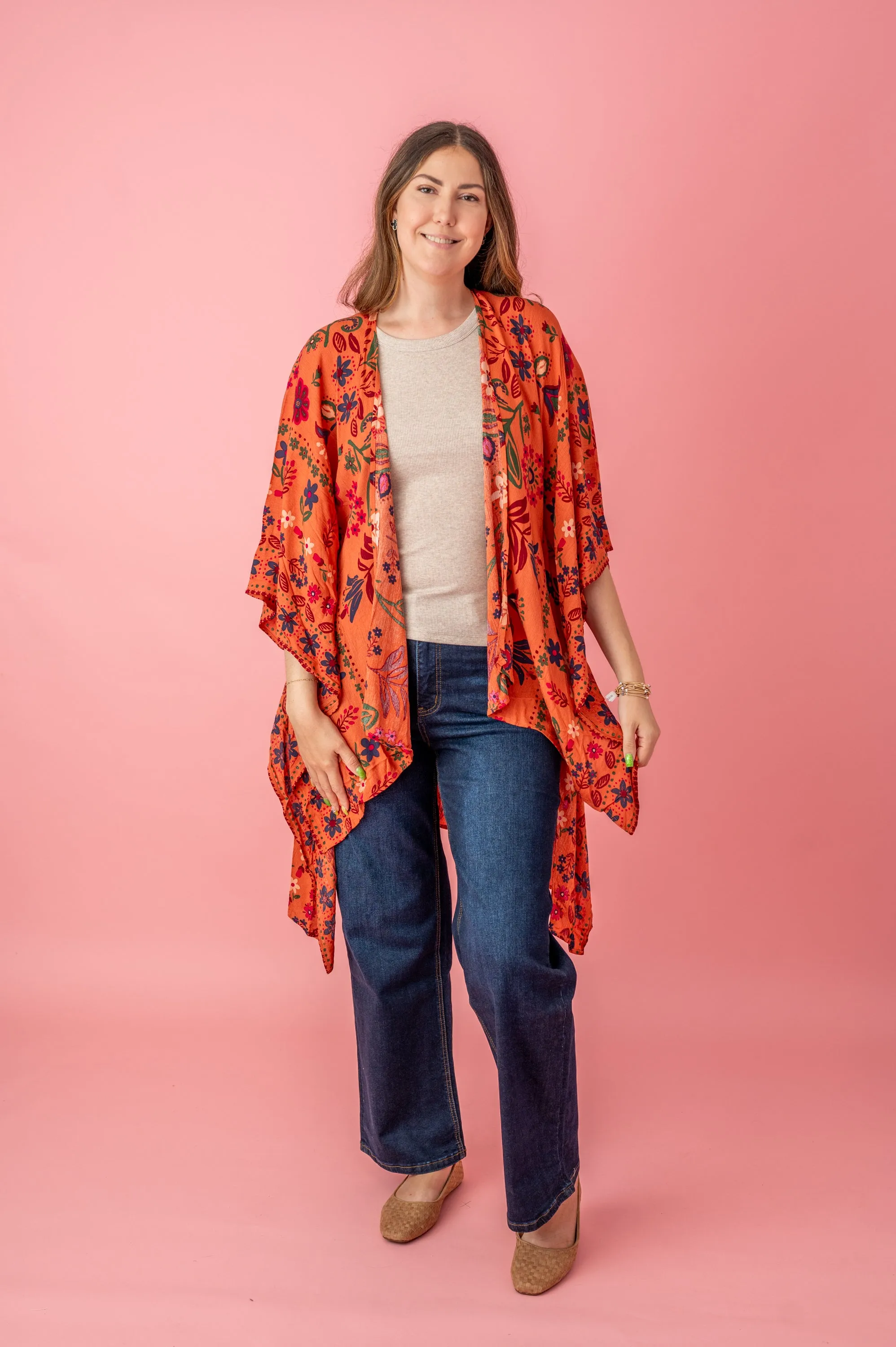 All I Need Flowy Kimono