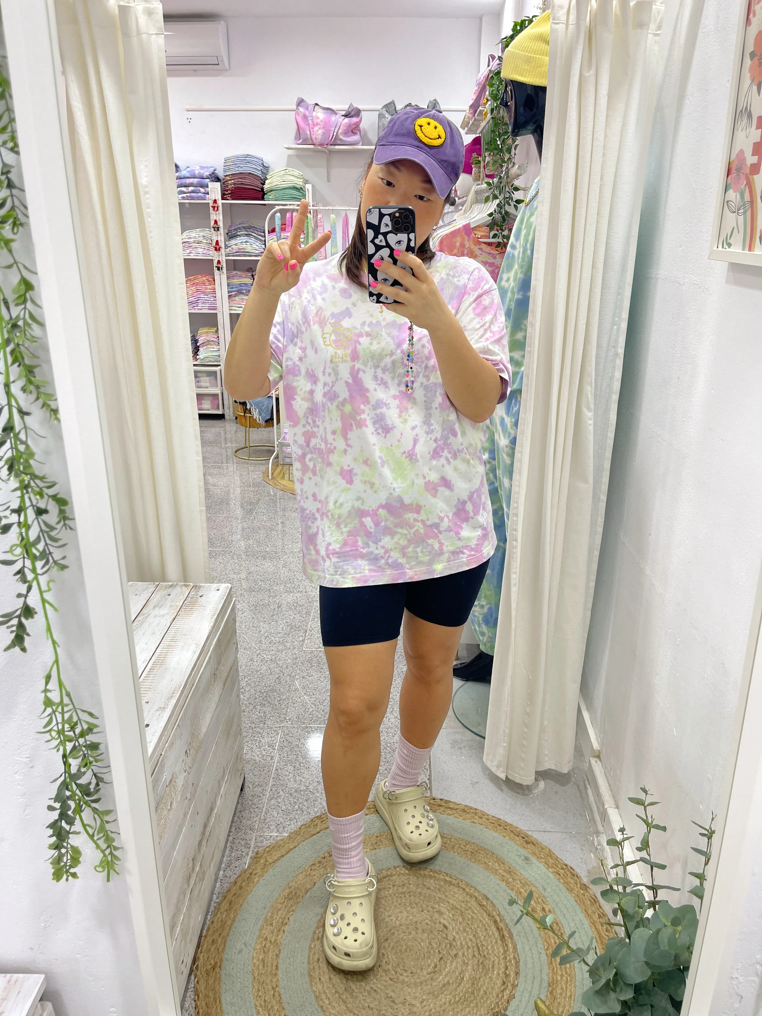 ANGEL COTTON CANDY - Tie Dye Organic Cotton T-shirt