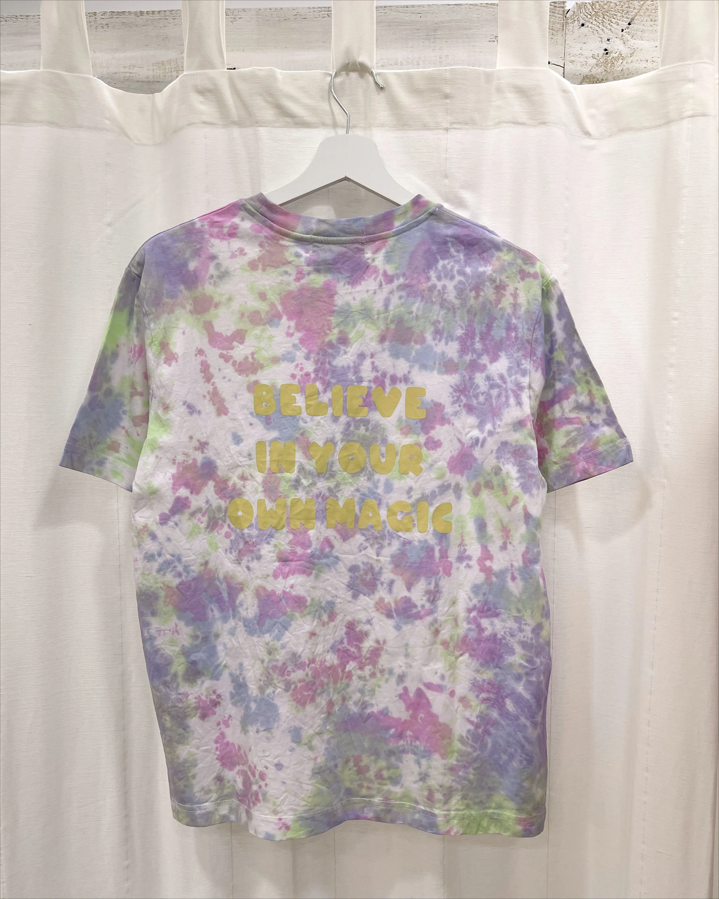 ANGEL COTTON CANDY - Tie Dye Organic Cotton T-shirt