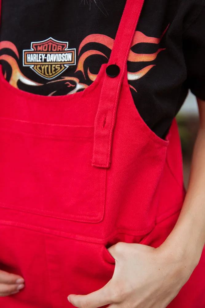 Aris Overalls Red