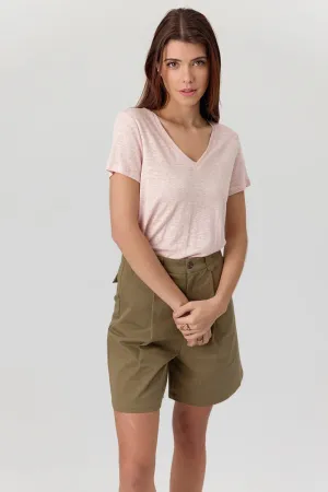 Artlove Darla Pink Linen T-shirt