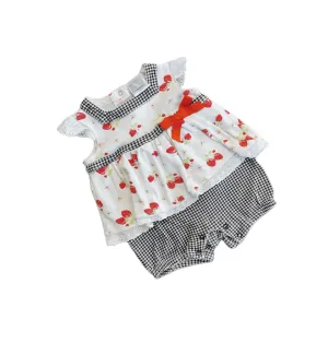 BABY GIRL SIZE 6 MONTHS - BABY V Lace & Floral Romper VGUC B38