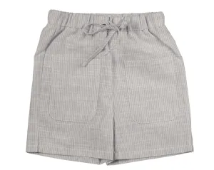 Belati Light Blue Striped Shorts