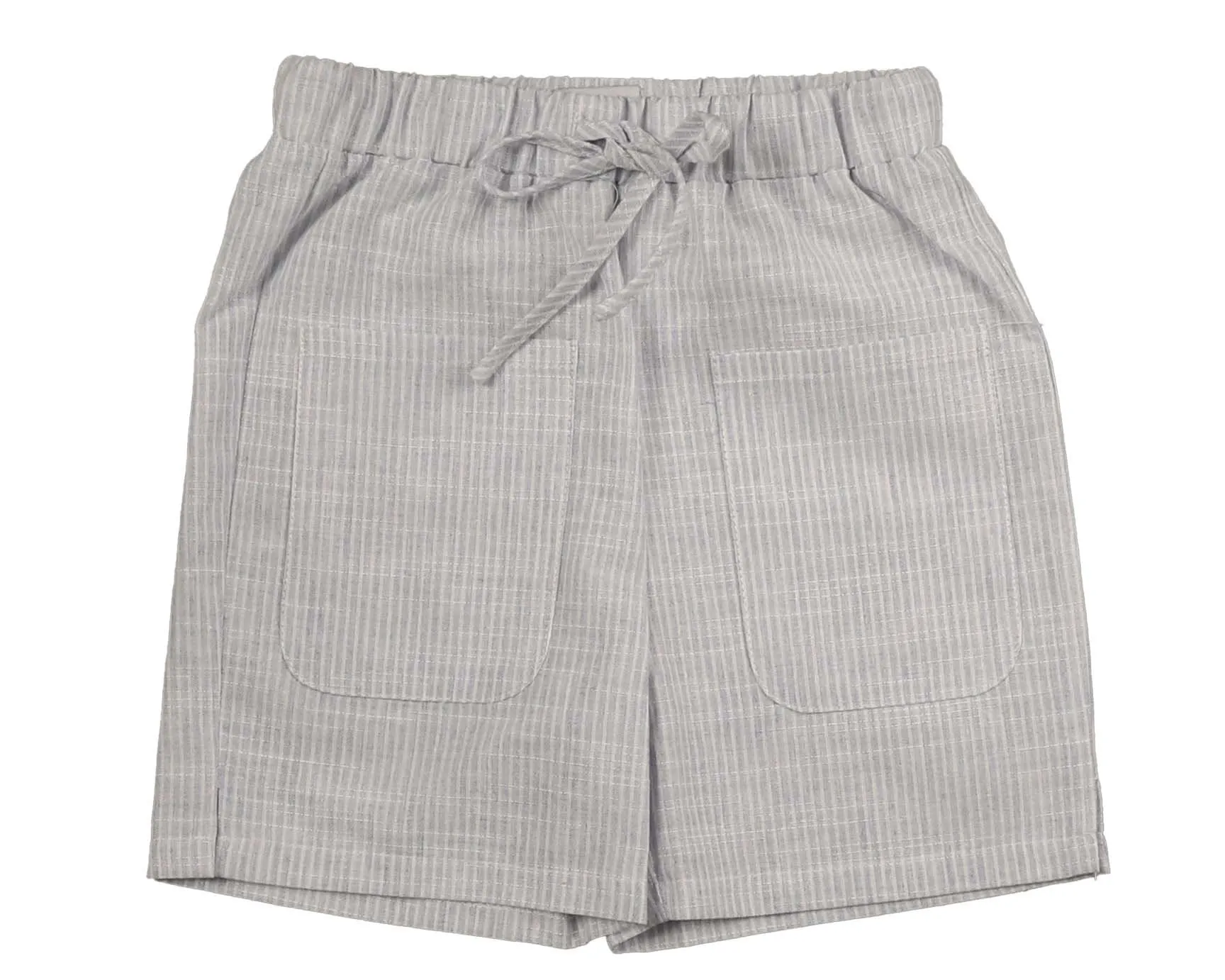 Belati Light Blue Striped Shorts