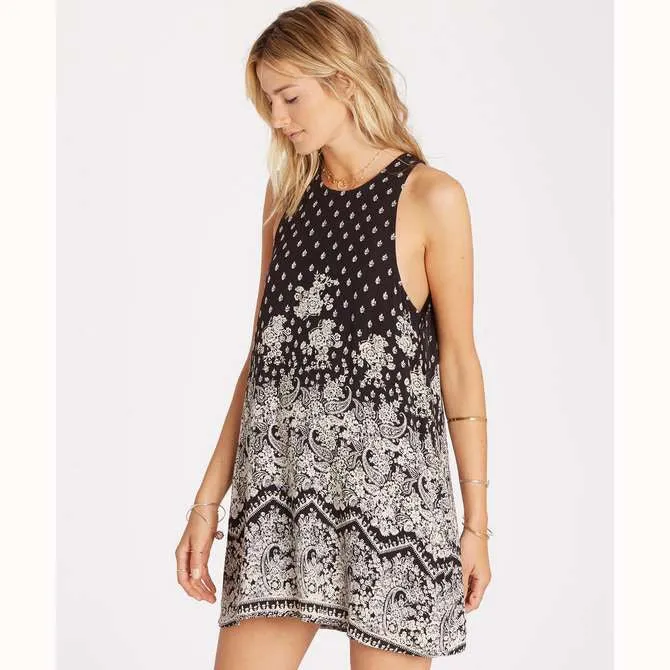 Billabong Women's Wild Sun Swing Dress | Off Black