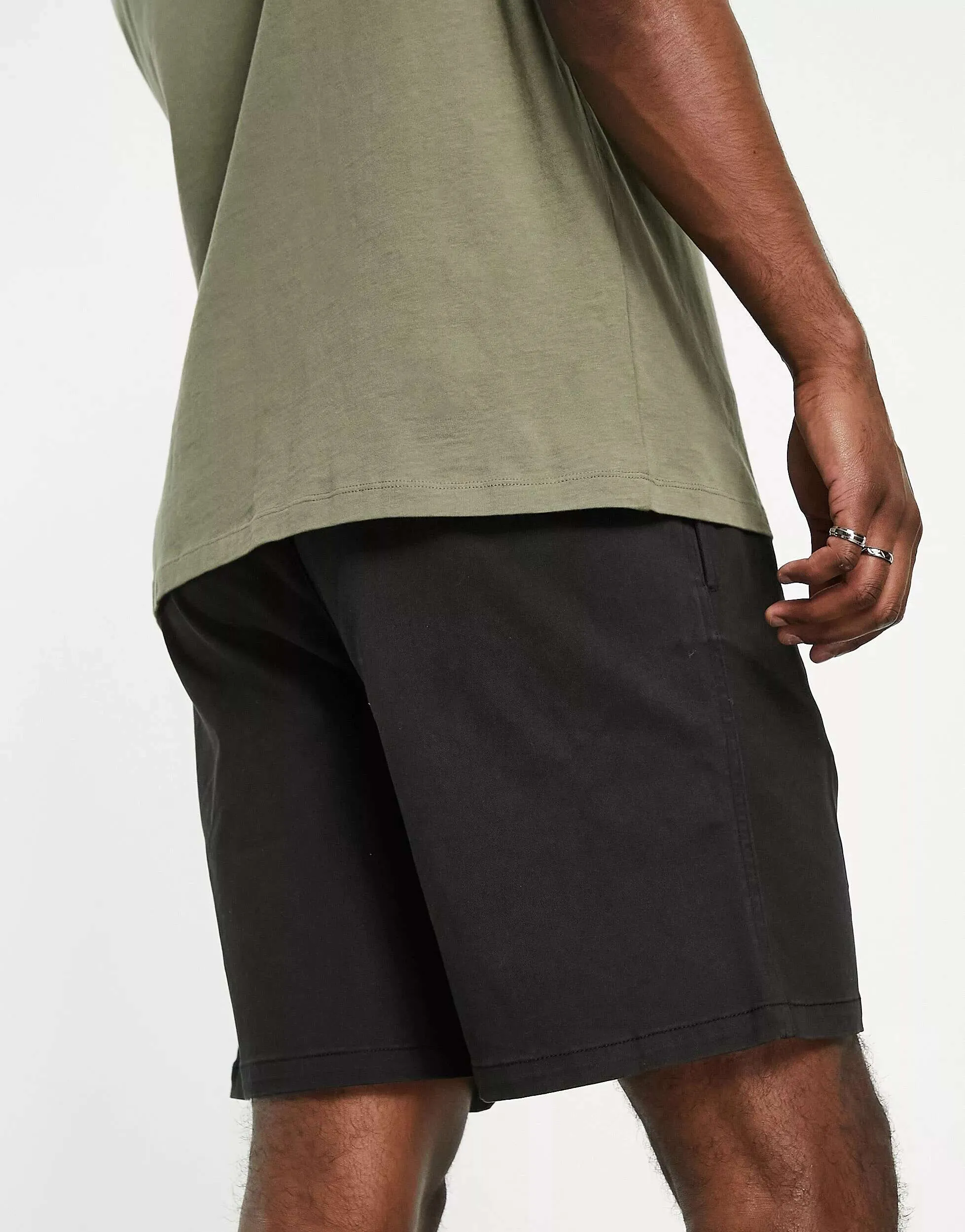 Black Pull&Bear machine gun shorts