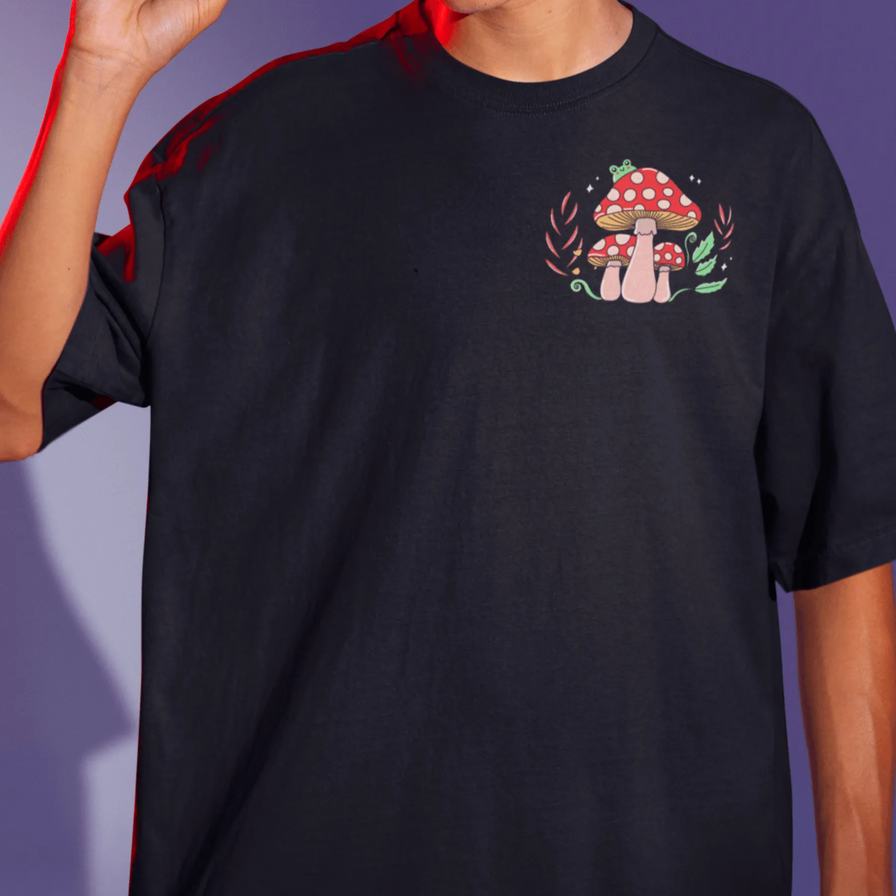 Bloom Wild Back Printed Unisex Oversized T-shirts