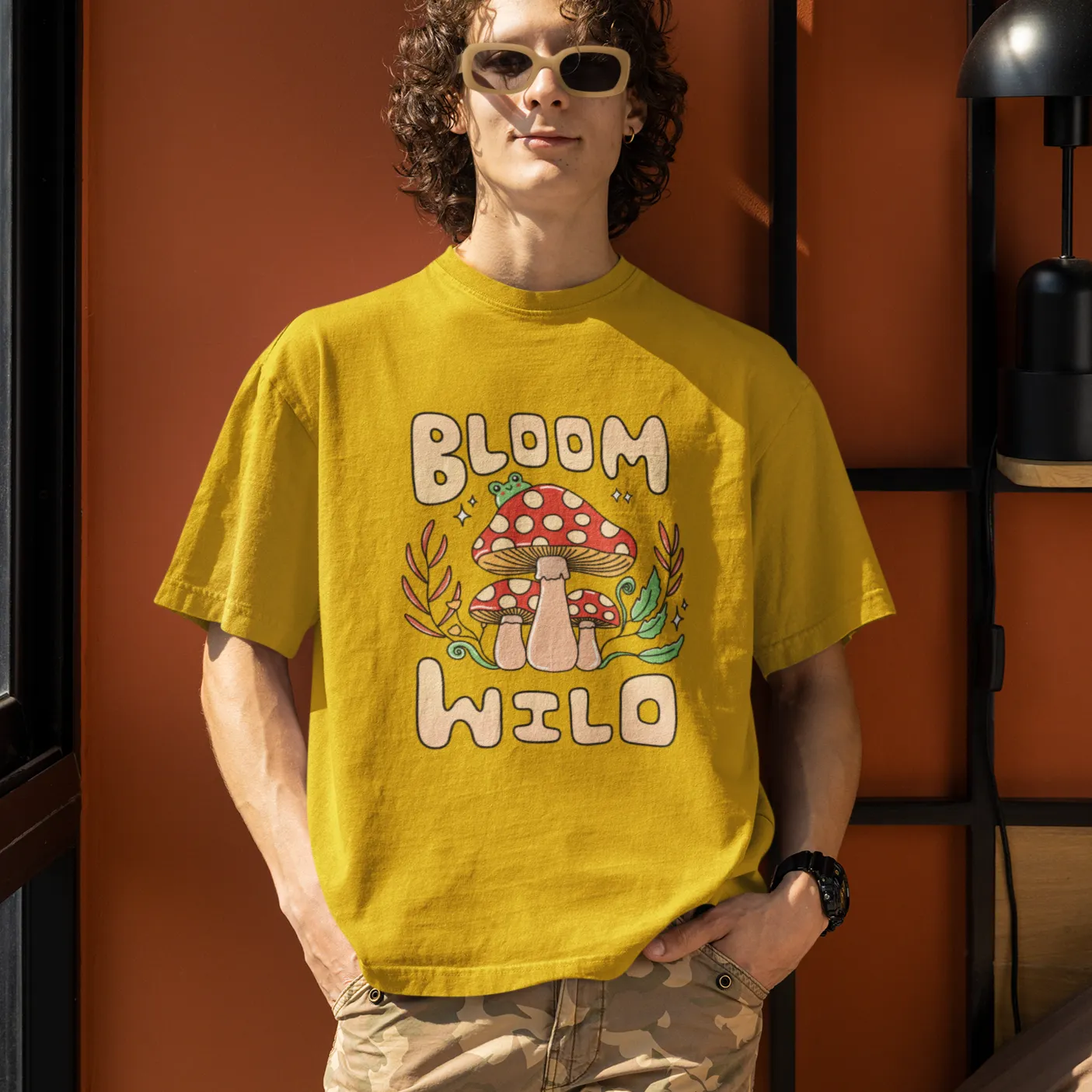 Bloom Wild Unisex Oversized T-shirts