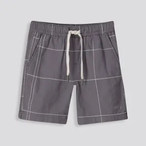 Boys Pull On Shorts _ 155507 _ Charcoal
