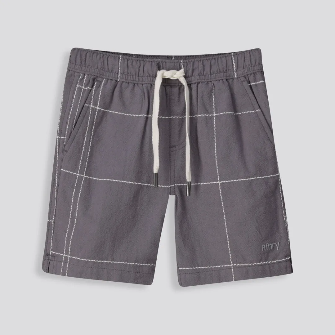 Boys Pull On Shorts _ 155507 _ Charcoal