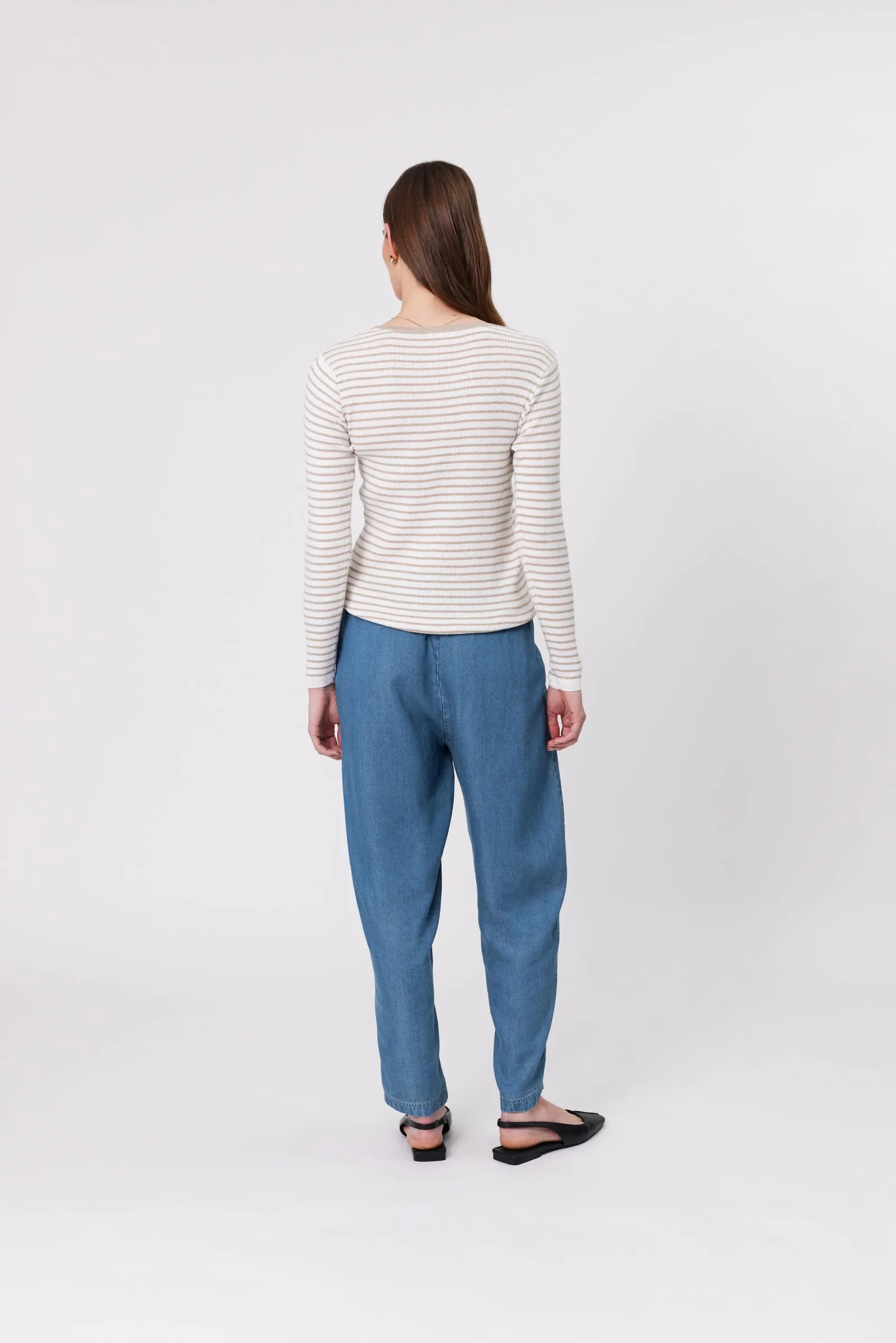 Chambray Pant - Light Wash