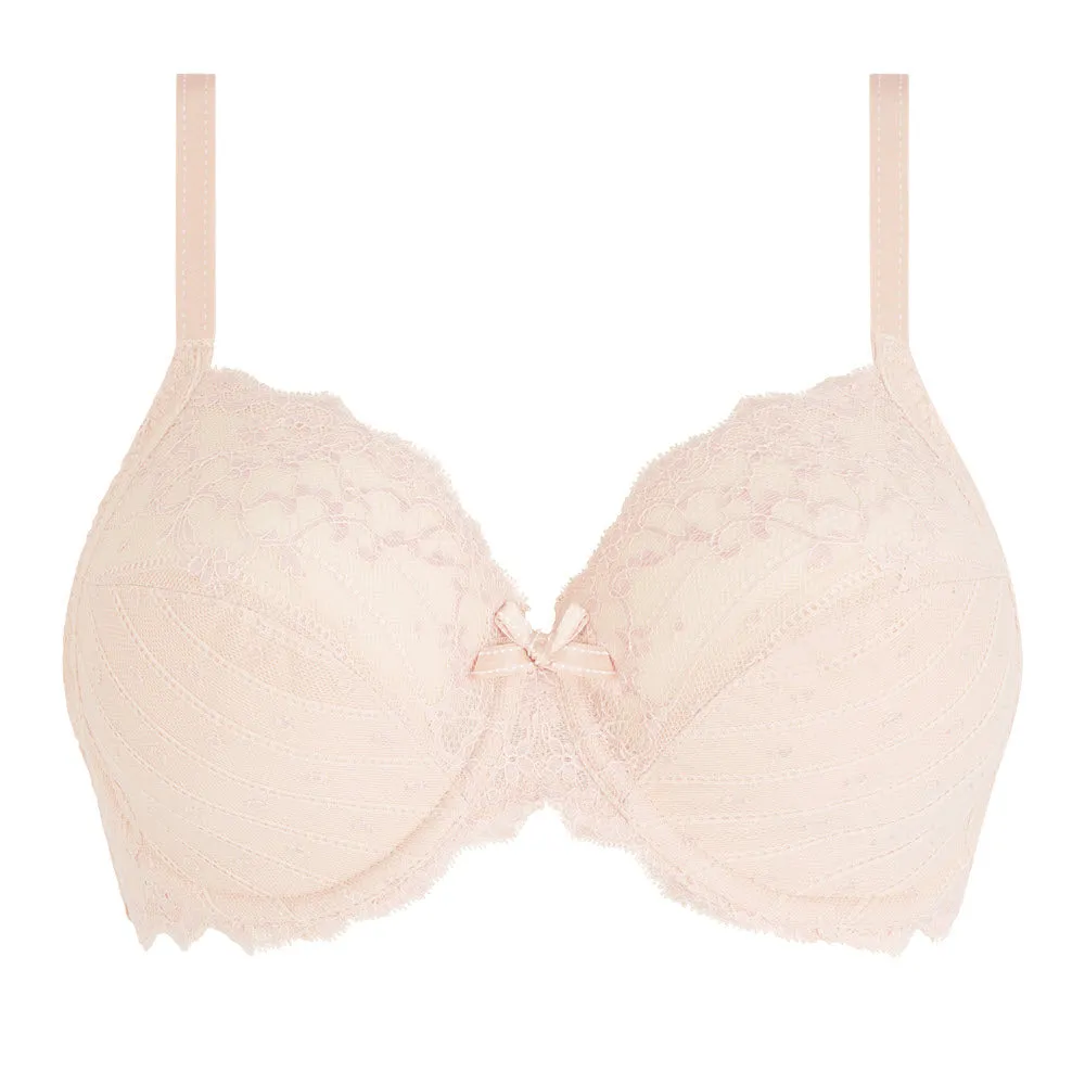 Chantelle Rive Gauche Rose Petal Nude Lace Bra 3281