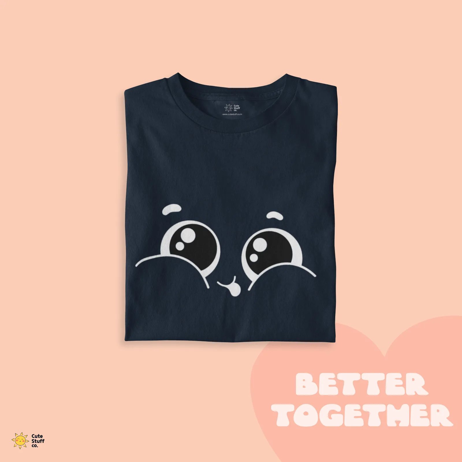 Cheeky and Crabby Unisex Oversized T-shirts - Better Together