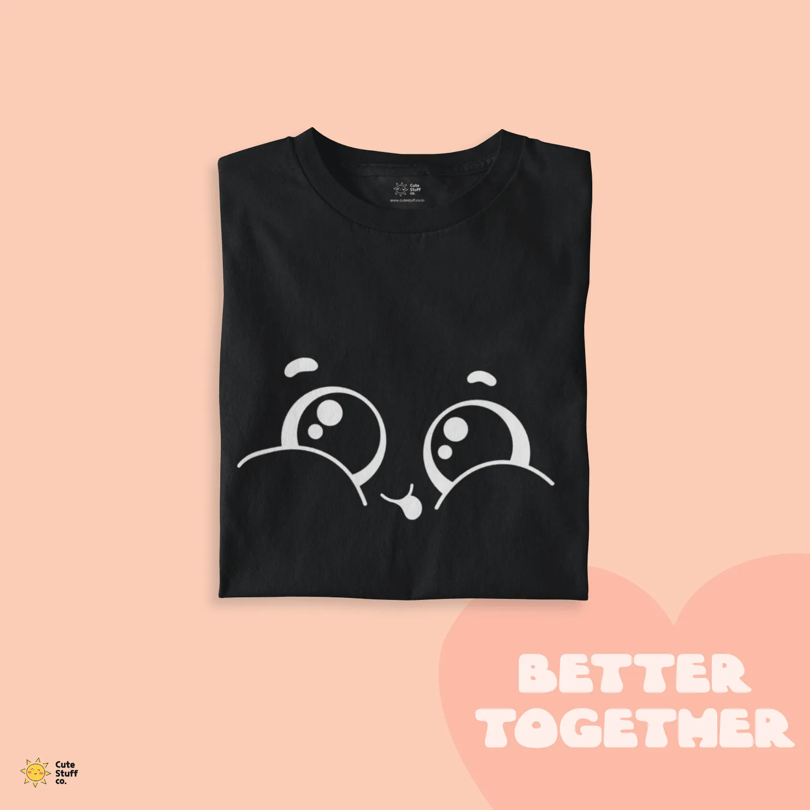 Cheeky and Crabby Unisex Oversized T-shirts - Better Together