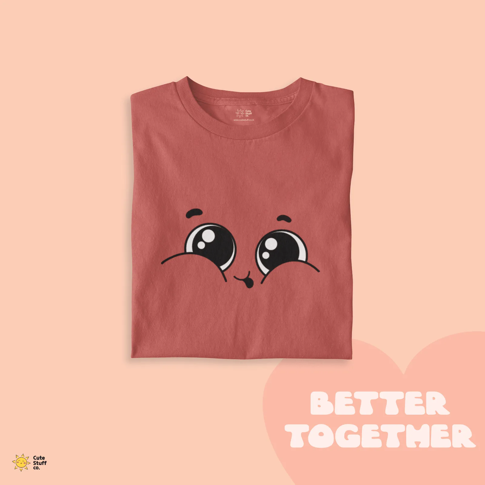 Cheeky and Crabby Unisex Oversized T-shirts - Better Together