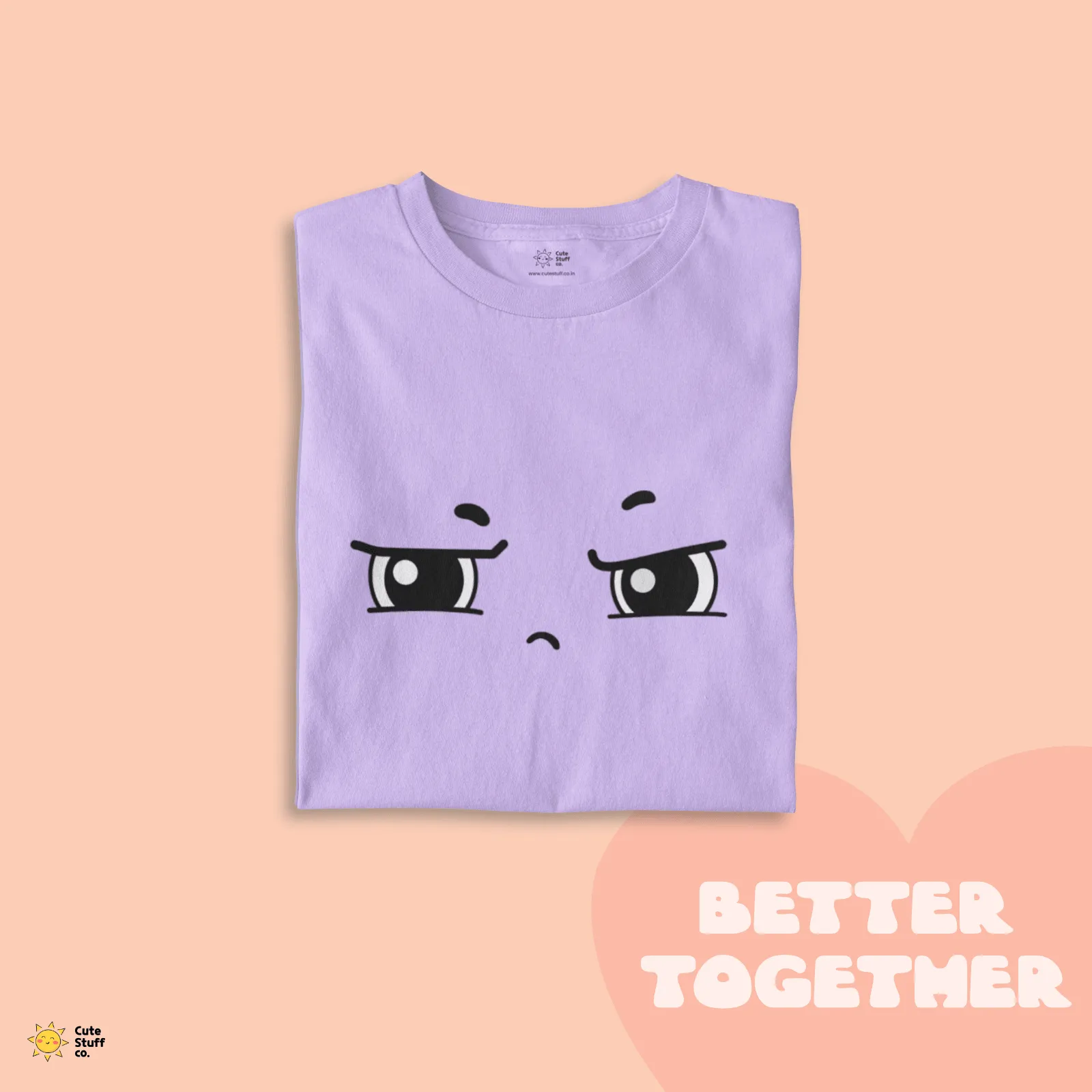 Cheeky and Crabby Unisex Oversized T-shirts - Better Together