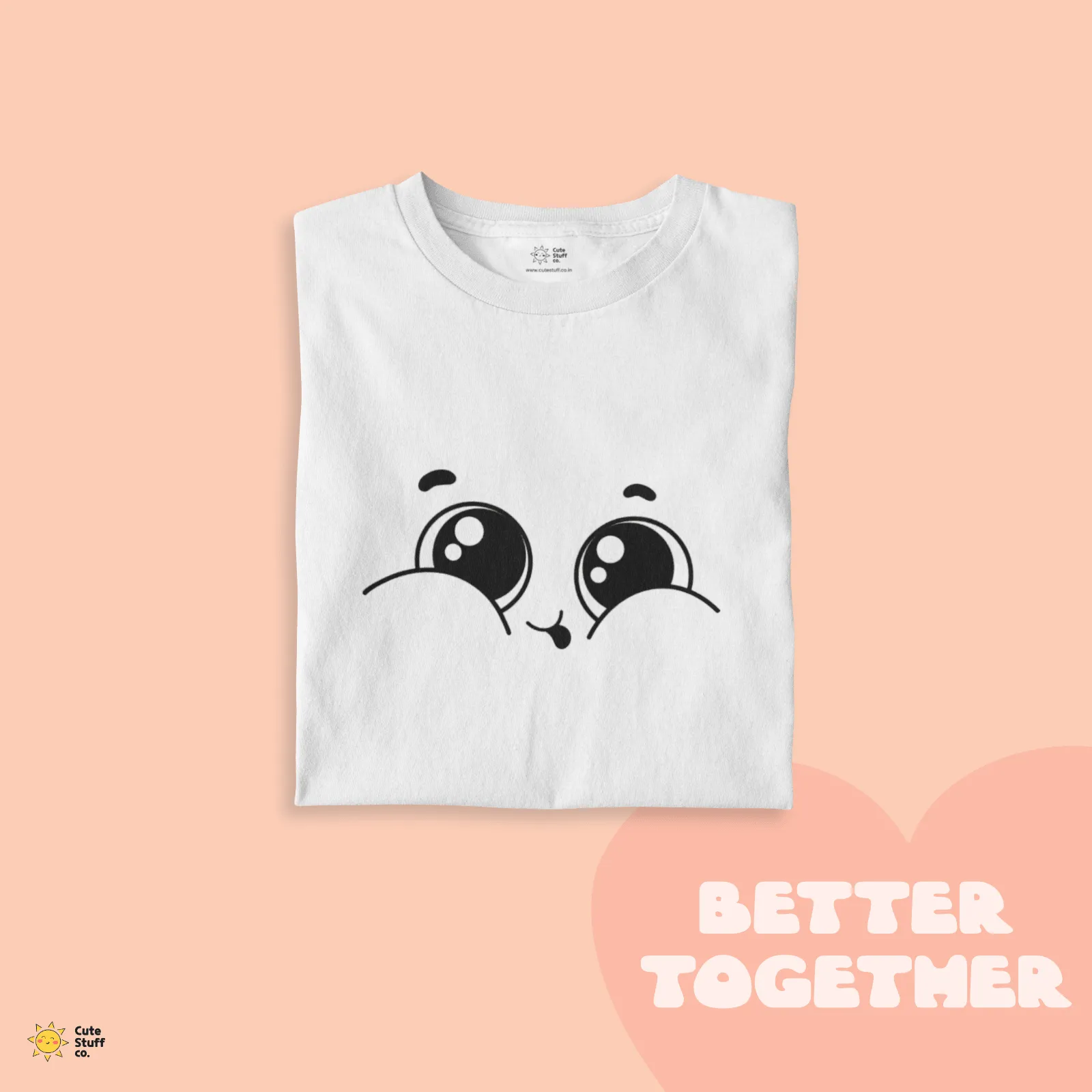 Cheeky and Crabby Unisex Oversized T-shirts - Better Together