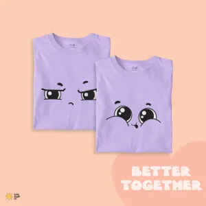 Cheeky and Crabby Unisex Oversized T-shirts - Better Together
