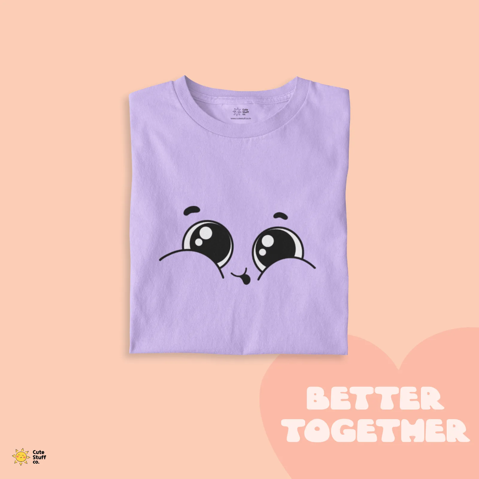Cheeky and Crabby Unisex Oversized T-shirts - Better Together