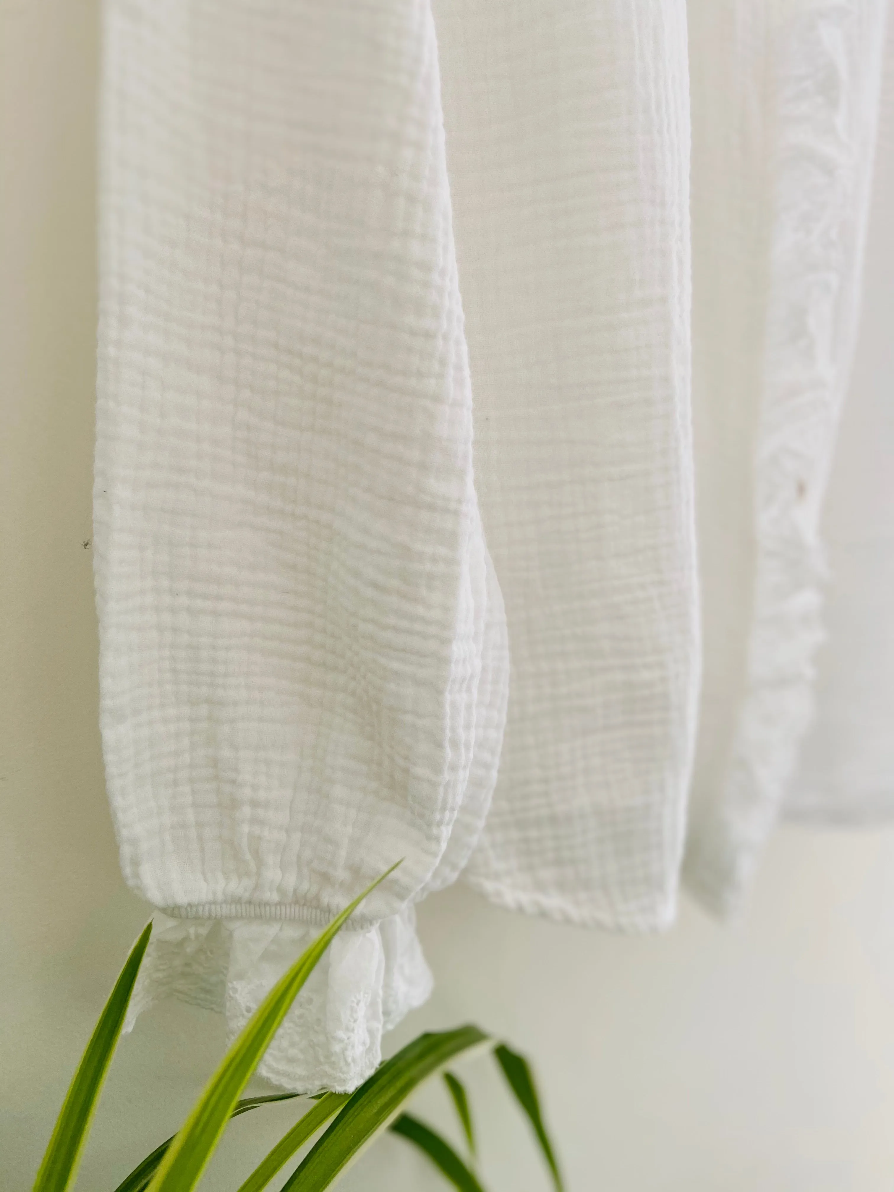 Cheesecloth Shirt in Ivory