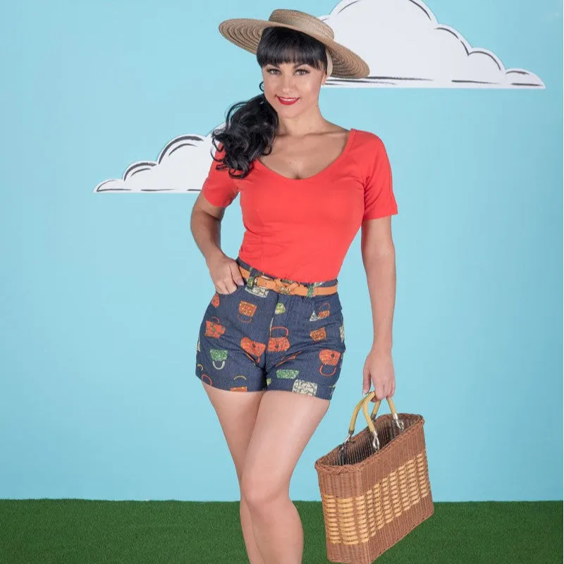 Chica High-Waisted Shorts