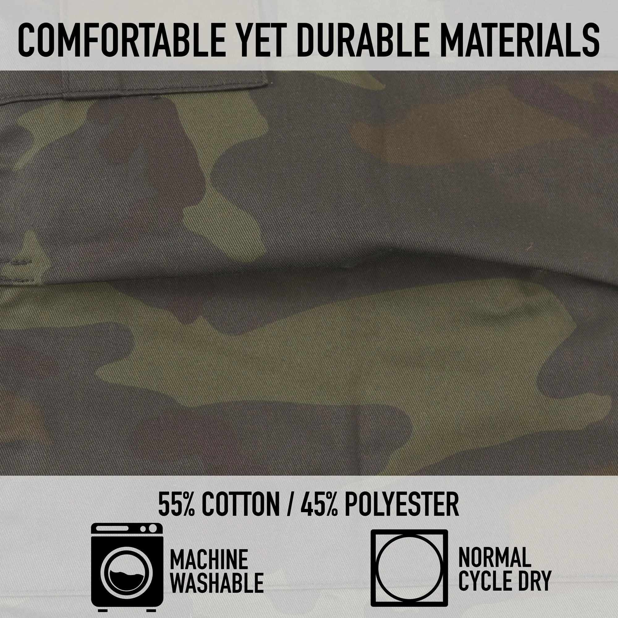 Colored Camo BDU Shorts