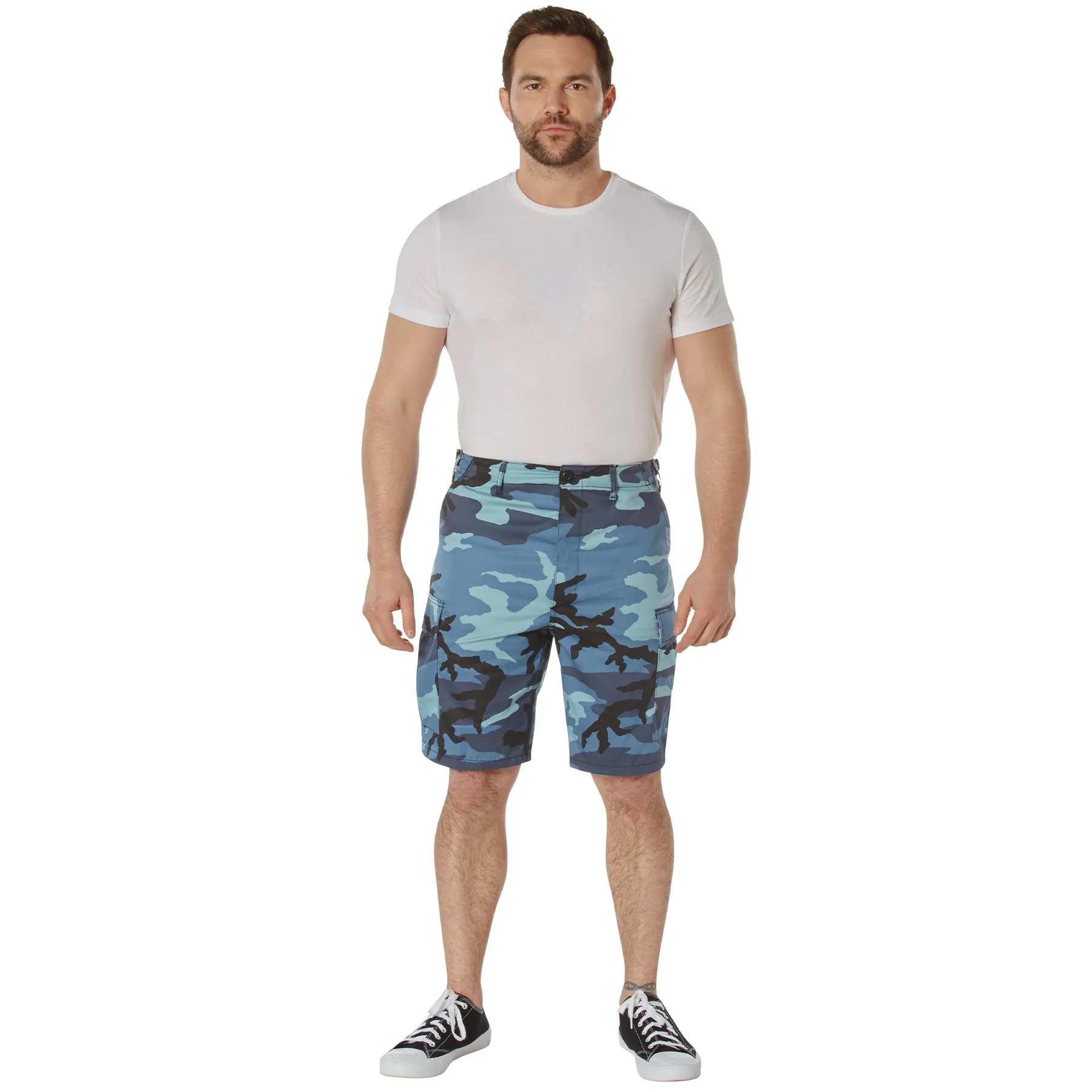 Colored Camo BDU Shorts