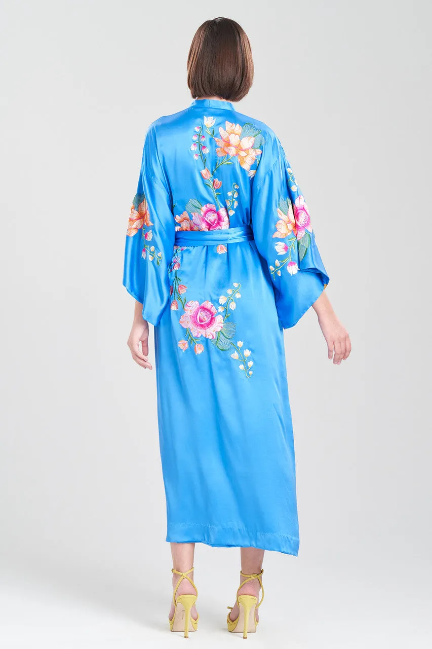 Couture Hanabi Embroidered Tassel Silk Robe