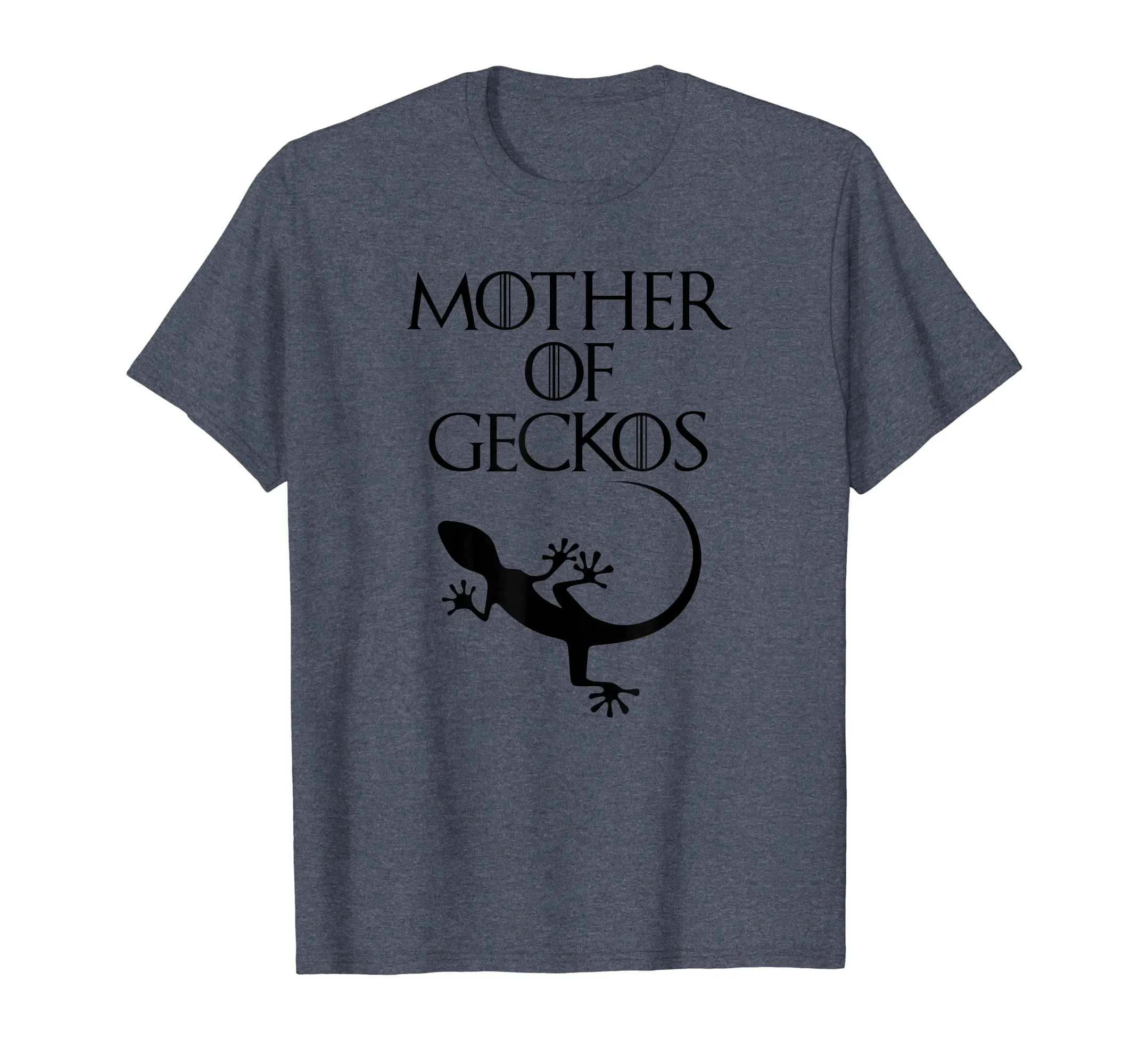 Cute &amp; Unique Black Mother of Gecko T-shirt E010423