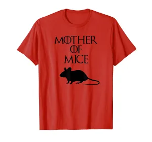 Cute &amp; Unique Black Mother of Mouse T-shirt E010408