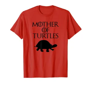 Cute &amp; Unique Black Mother of Turtle T-shirt E010523