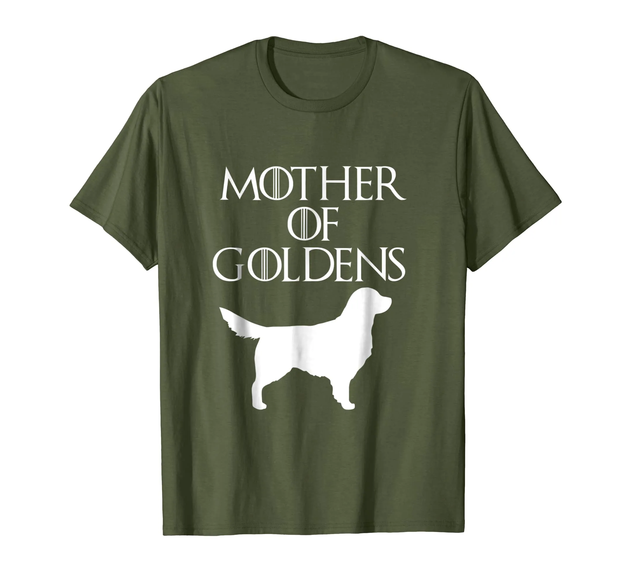 Cute &amp; Unique White Mother of Goldens T-shirt E010654