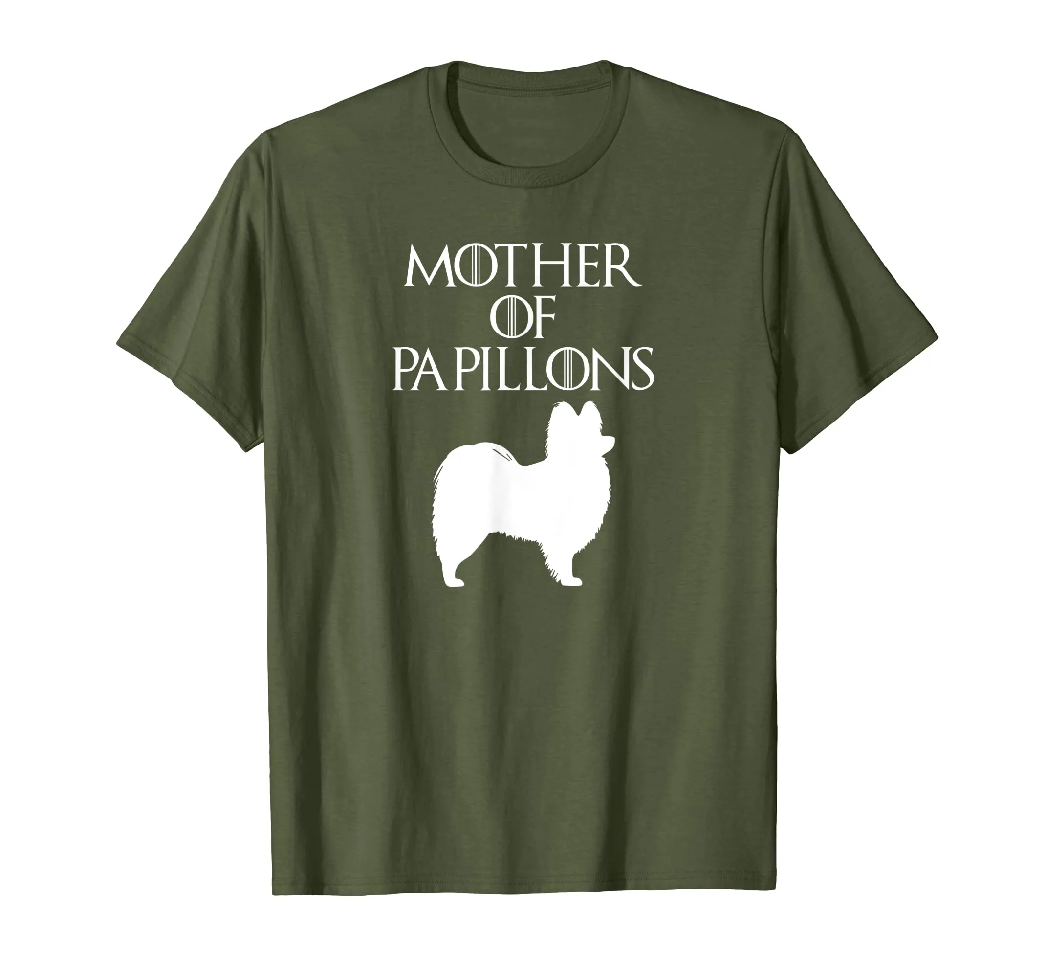 Cute &amp; Unique White Mother of Papillons T-shirt E010714