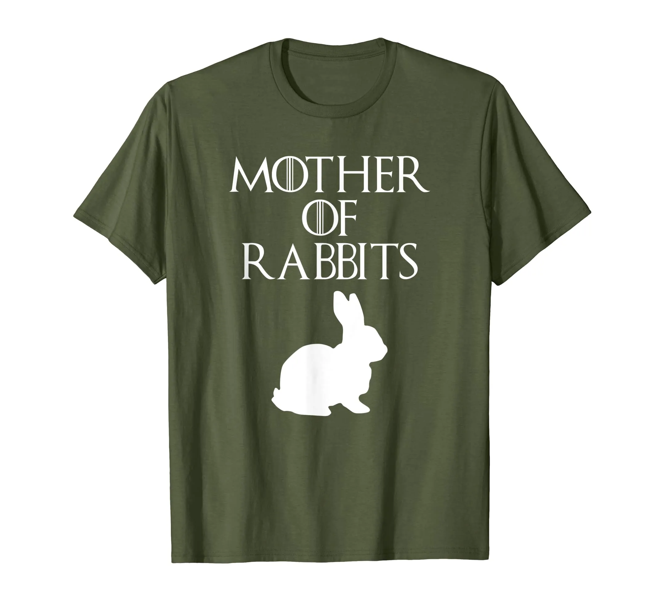 Cute &amp; Unique White Mother of Rabbits T-shirt E010494