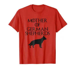 Cute Unique Black Mother of German Shepherds T-shirt E010648