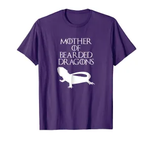 Cute Unique White Mother of Bearded Dragons T-shirt E010338