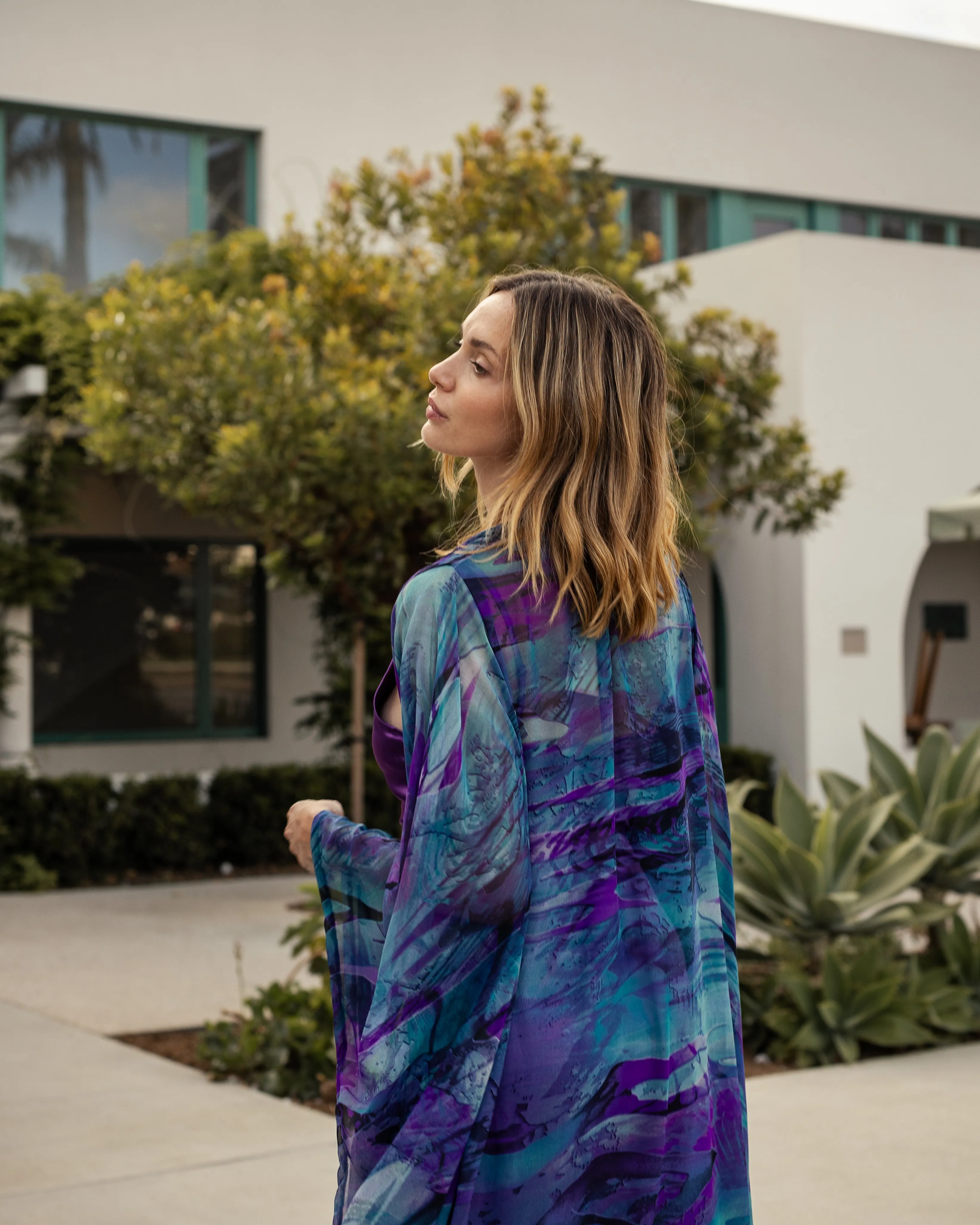 Delphi Silk Kimono