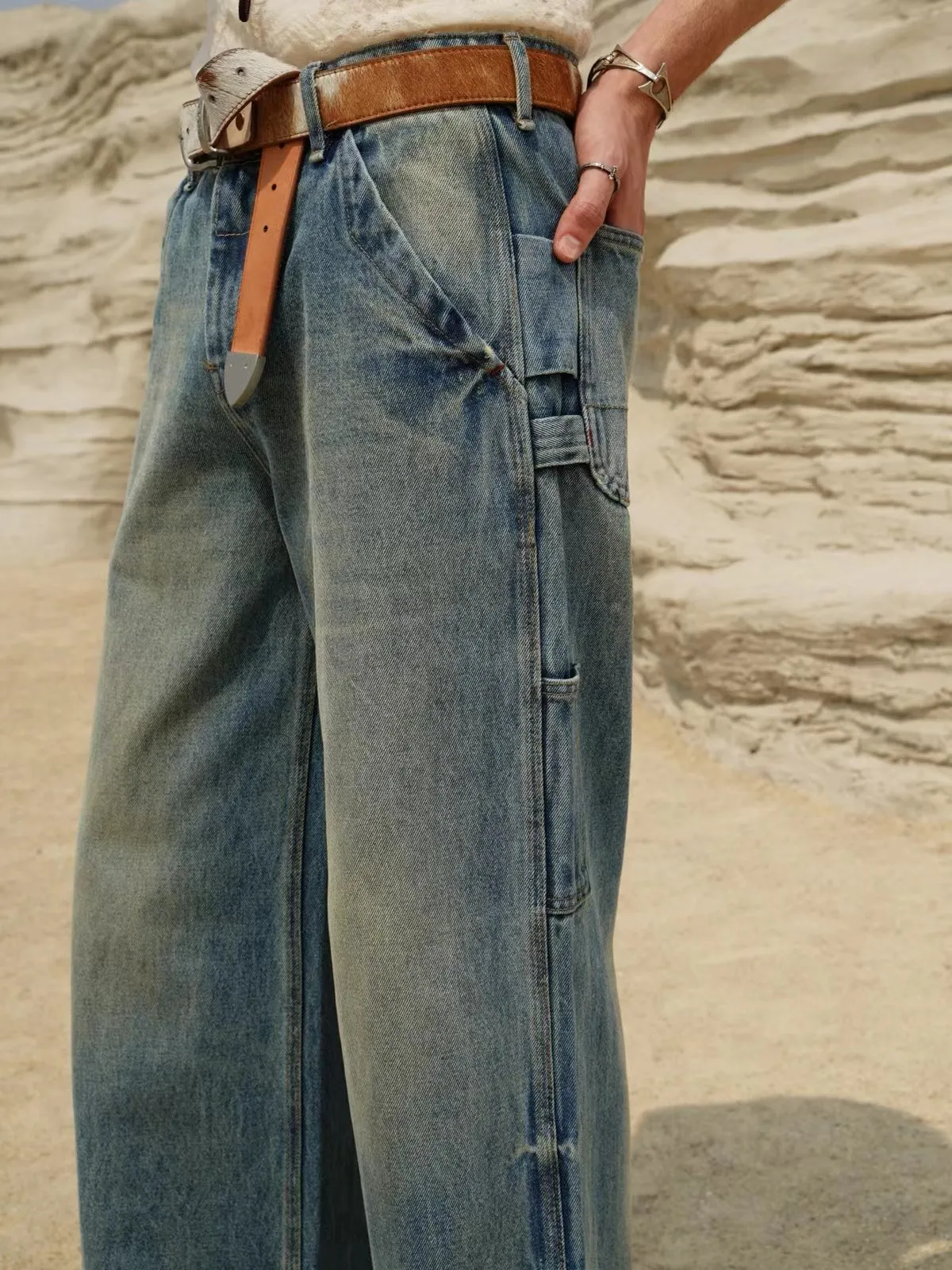 Denim Overalls