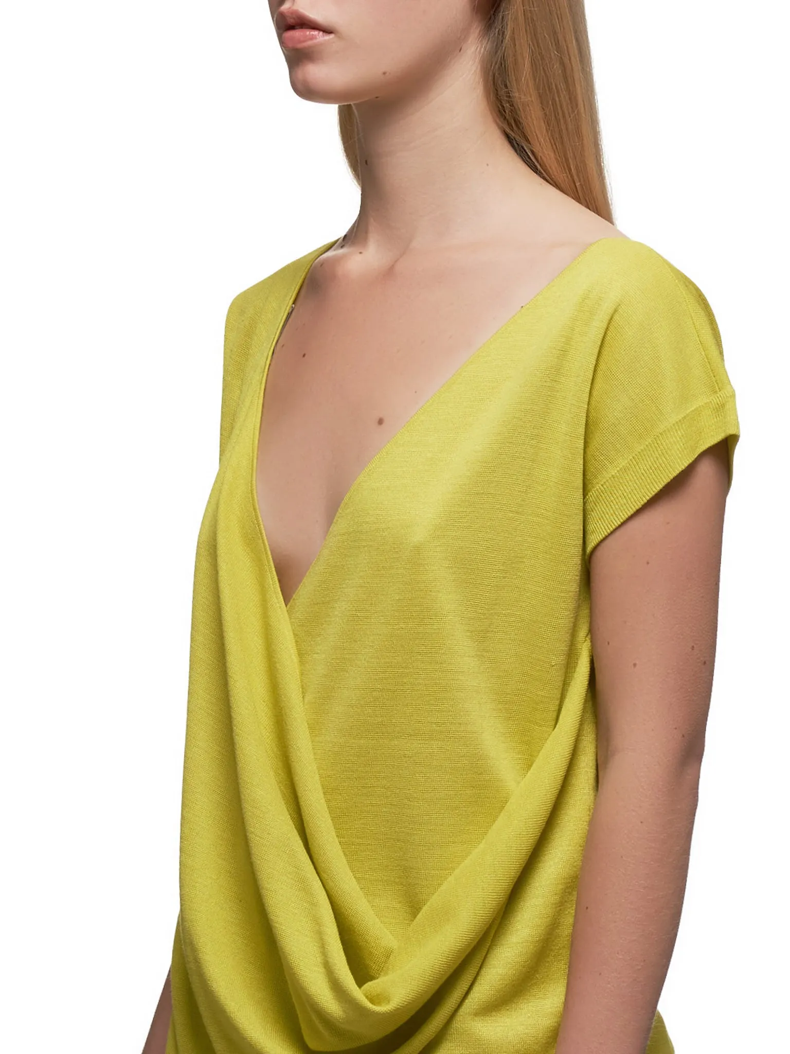 Draped Top (PMPU009ML0441-U6073-LIME)