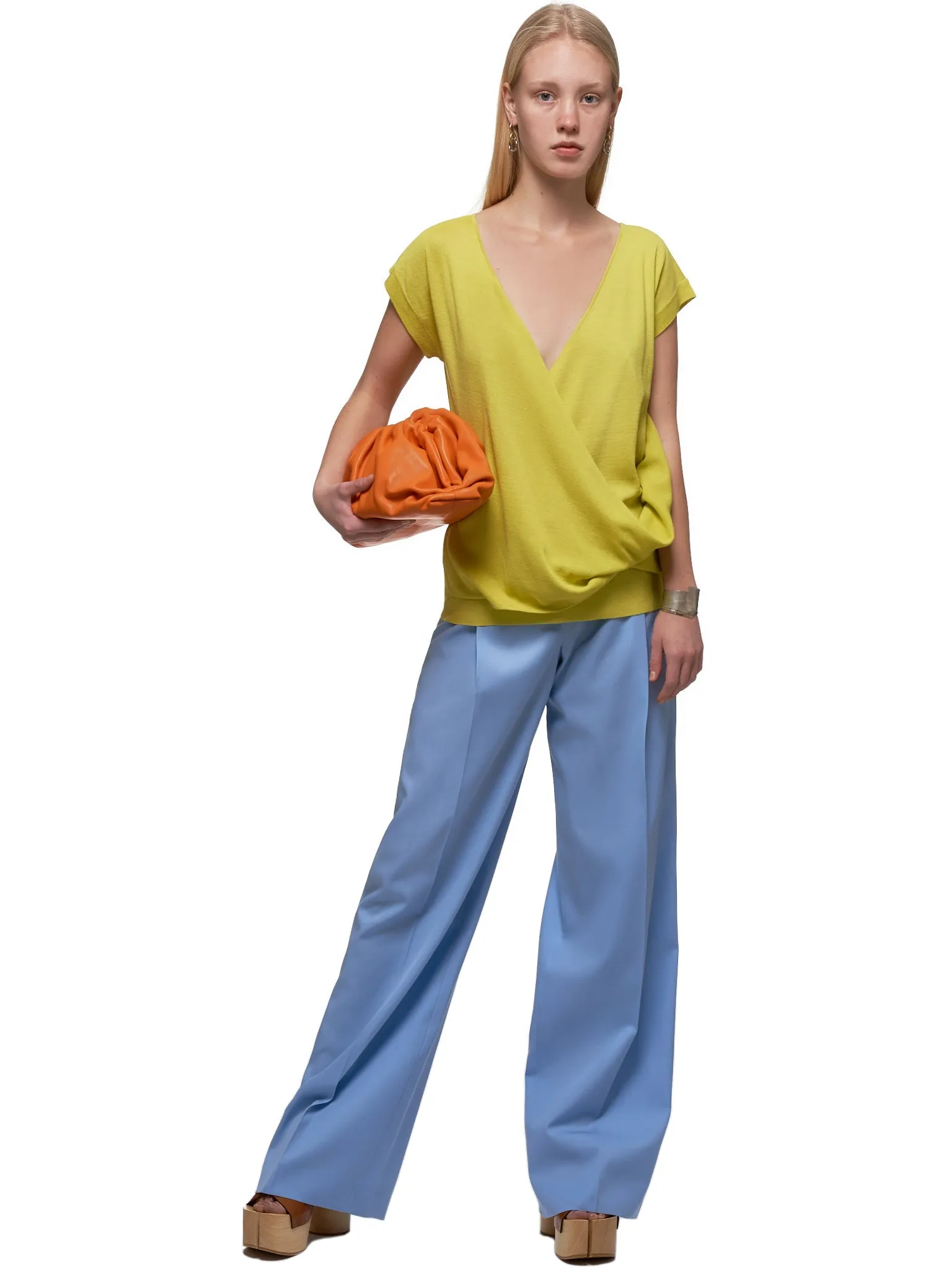 Draped Top (PMPU009ML0441-U6073-LIME)
