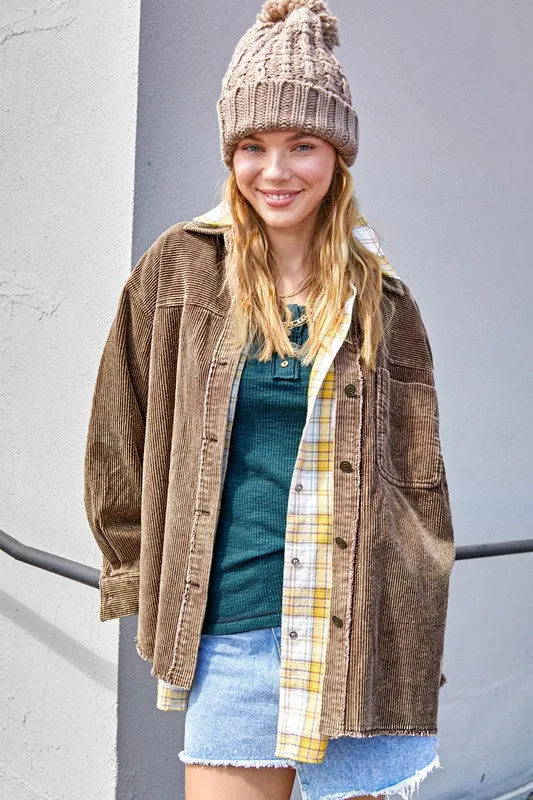 Dreamy Plaid Flannel Shirt