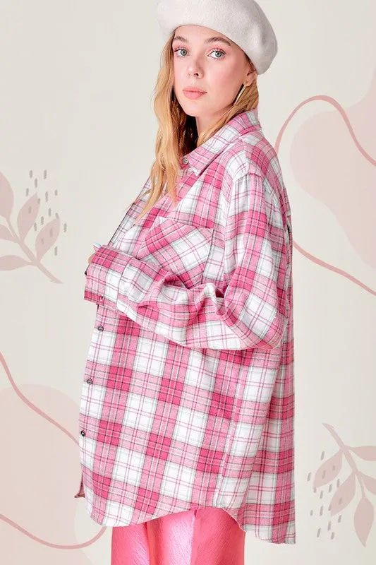Dreamy Plaid Flannel Shirt