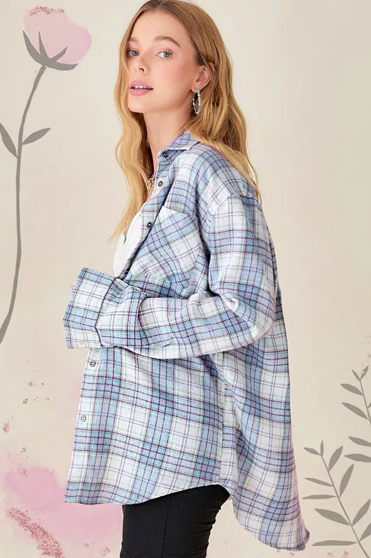 Dreamy Plaid Flannel Shirt