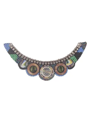 Fancy Neck Design Colourful Boho Beaded Neck