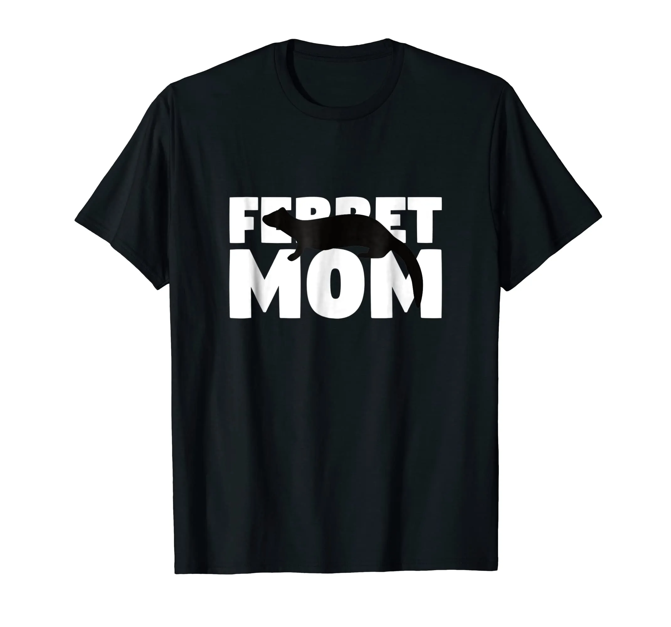 Ferret Mom T-Shirt Ferret Lover Gift for Mother Animal Tee