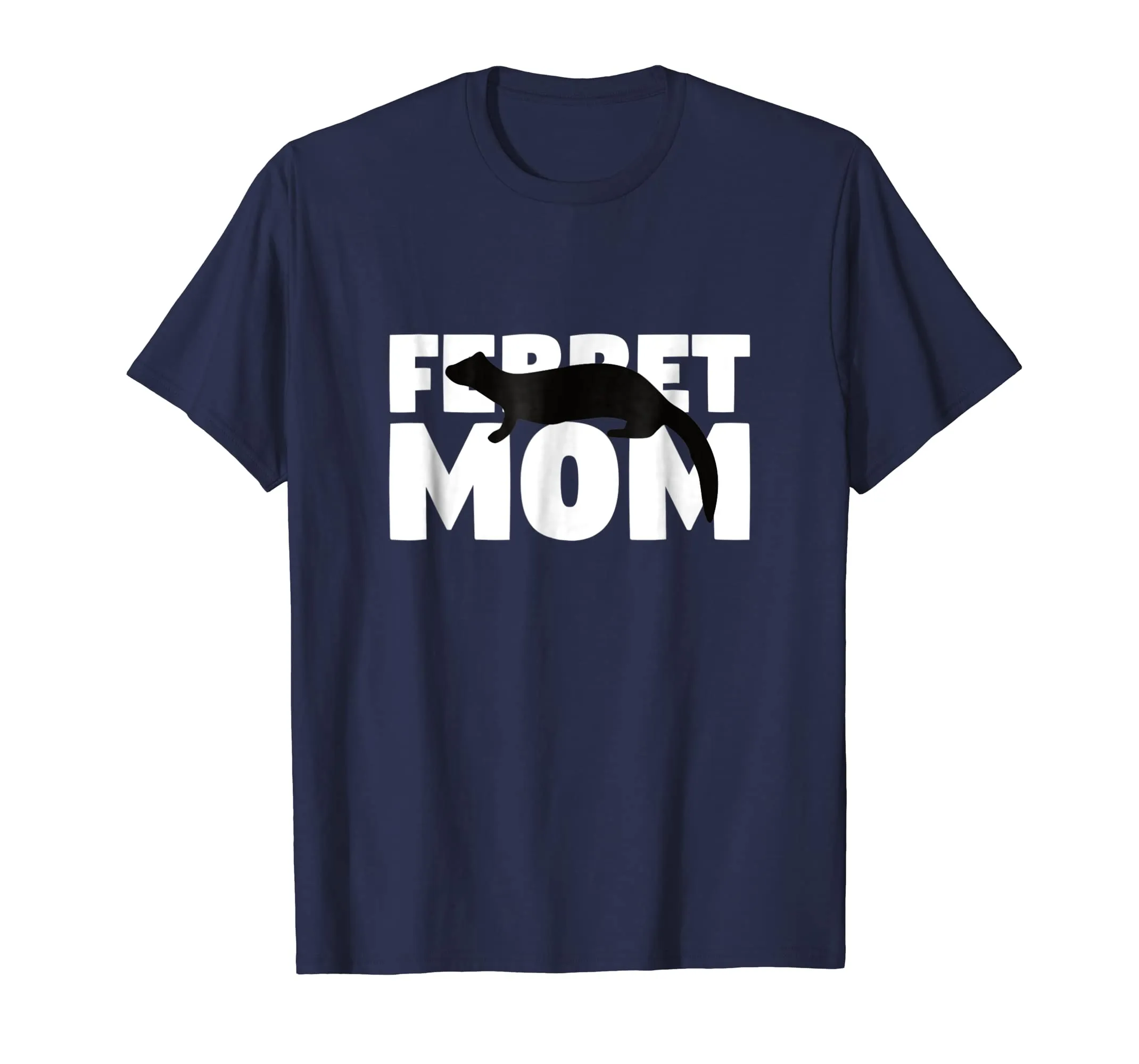 Ferret Mom T-Shirt Ferret Lover Gift for Mother Animal Tee