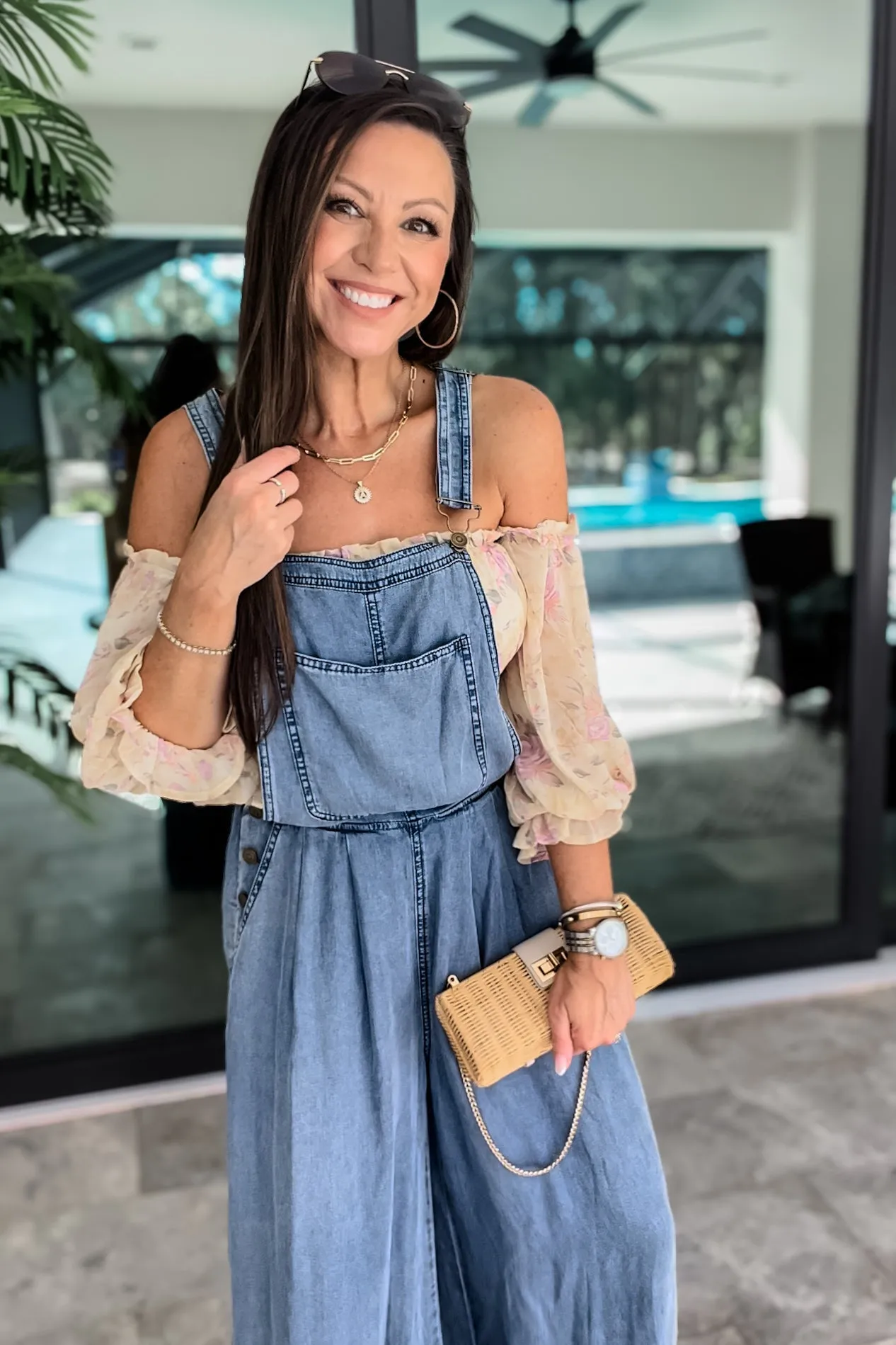 Floral Romance Off Shoulder Yellow Top