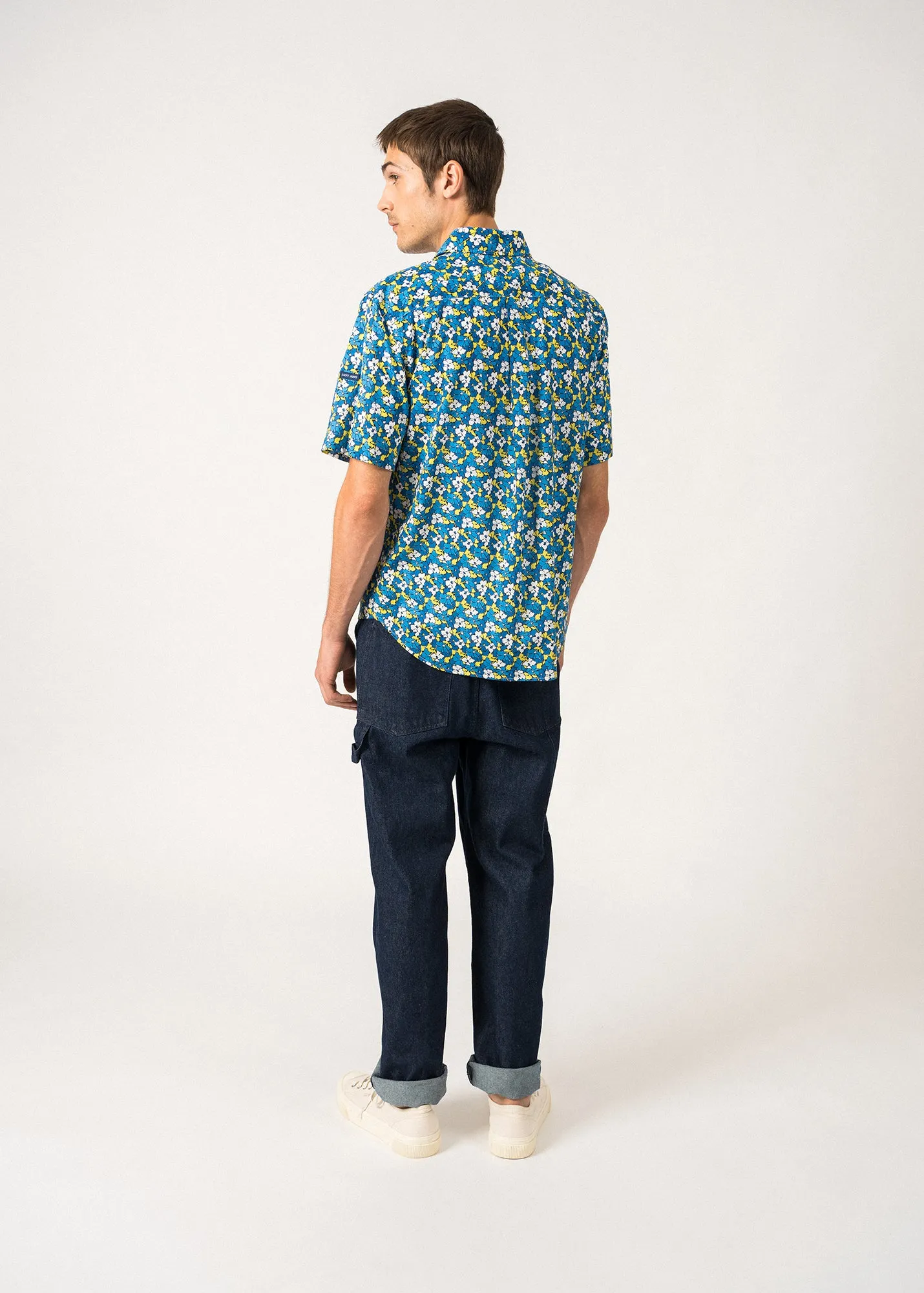 Franck Patterned Shirt  short sleeves (MER FLEUR)
